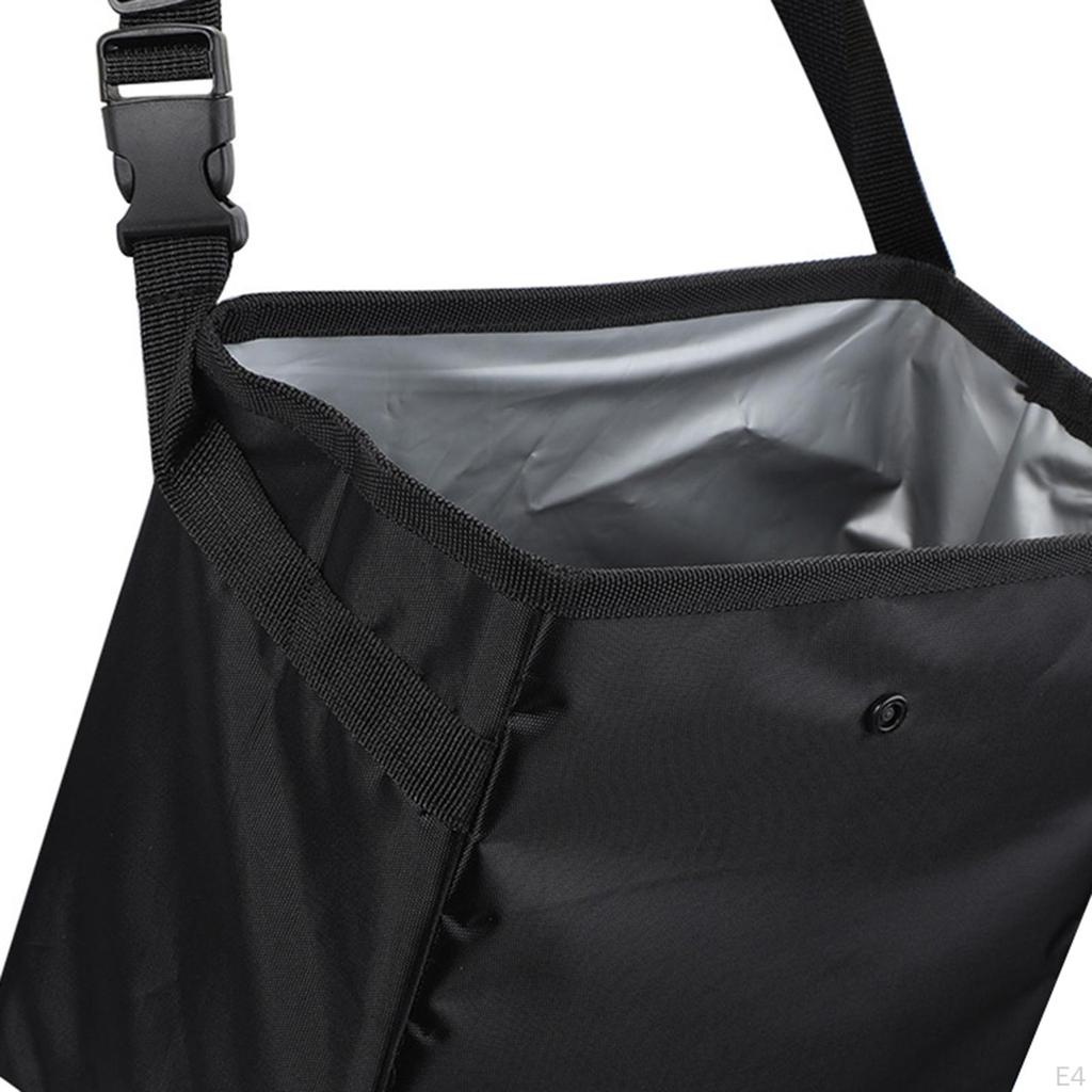 Car Garbage Can Trash Bag Hanging Foldable Organizer Large Capacity Vehicle Accessory Waterproof
