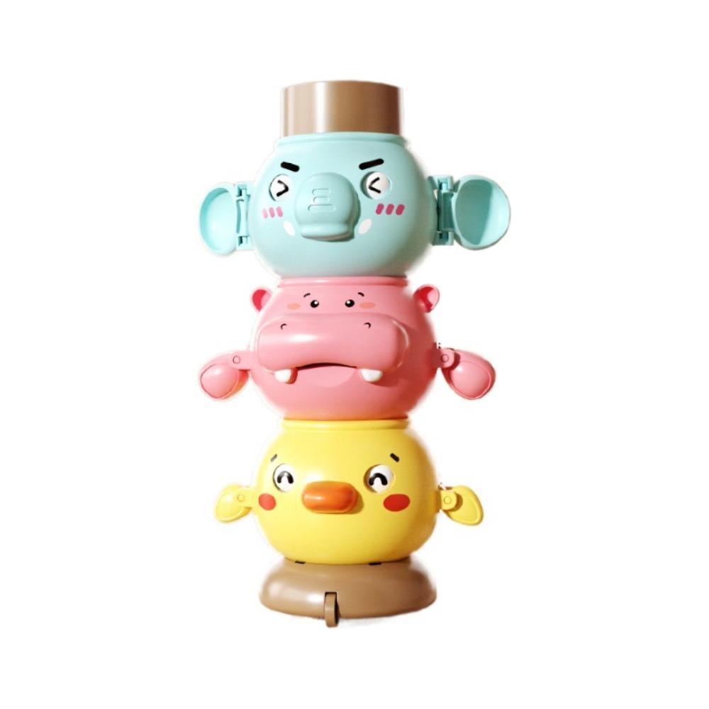 

Early Education Cartoon Press Toy Car Press And Go Animal Stacking Toys Childrens Day Party 1set