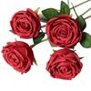 Retro Simulated Single Rose Multiple Colors Suitable For Wedding And Decor Home