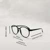 Round Frame Clear Lens Glasses Retro Fashion Decorative Glasses Computer Spectacles For Women Men