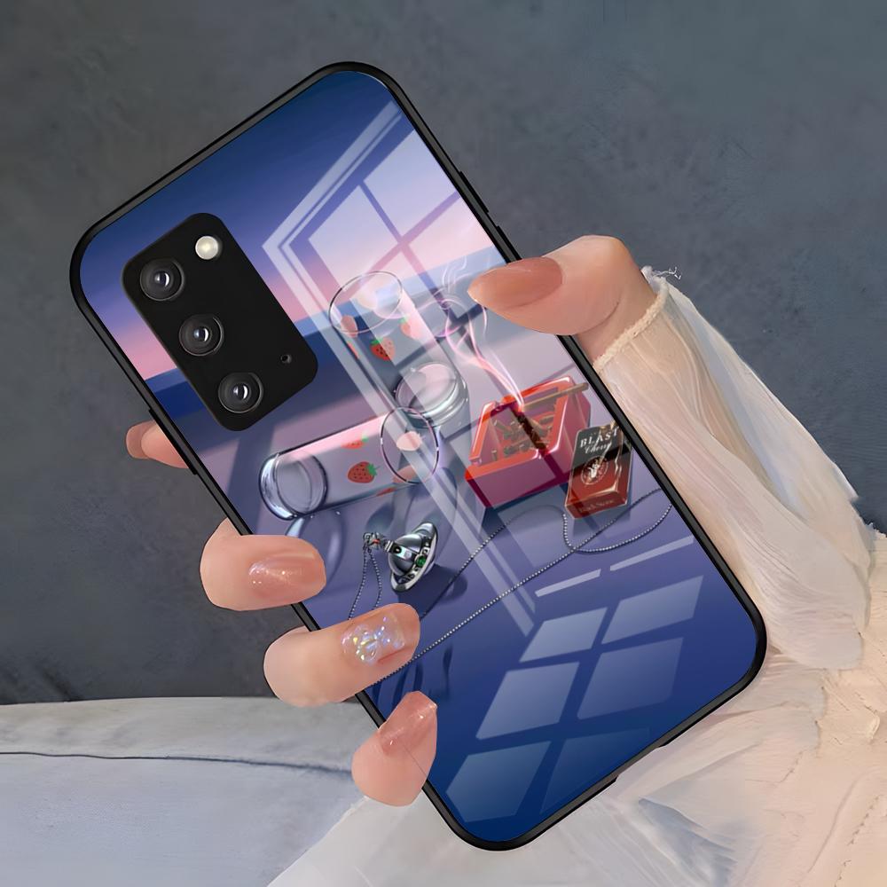N-Nana Osaki Anime Phone Case For Samsung A25 A13 A33 5G A54 A36 A35 A56 A52 A14 Shockproof Glass Cover