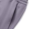 Li Ning Comfortable Casual Solid Color Knitted Sports Pants Women Bottoms Dark-Gray Purple AYKU738-2