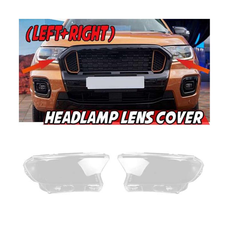 Right Side Headlight Lampshade Headlight Housing Automobile for Ford RANGER Roadrunner Everest Endeavour 2016-2020
