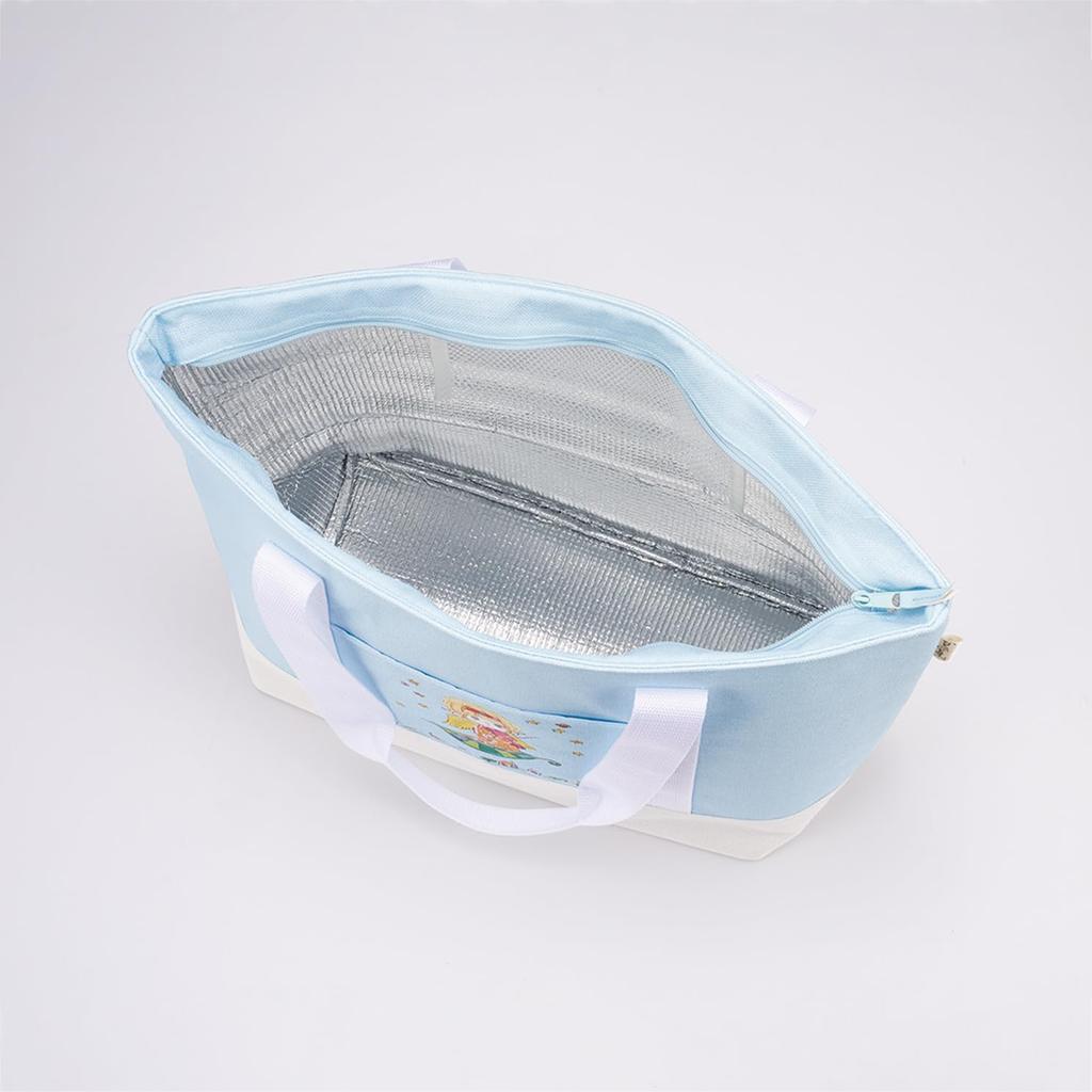 Skater Shopping Bag Tote 52cm X 33cm X 17cm Mizumori Ado Bag, (W) (H) (D), Linen-like, Insulated, KCTSJ1-A