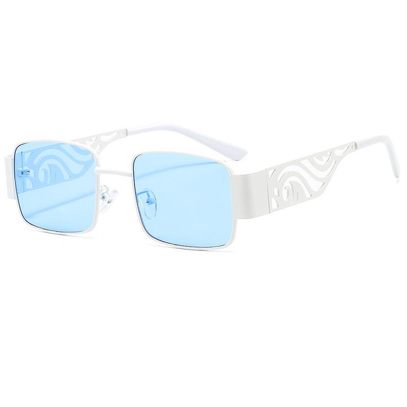 

Унисекс Ретро Панк Солнцезащитные очки с Металлическими Дужками с Узором