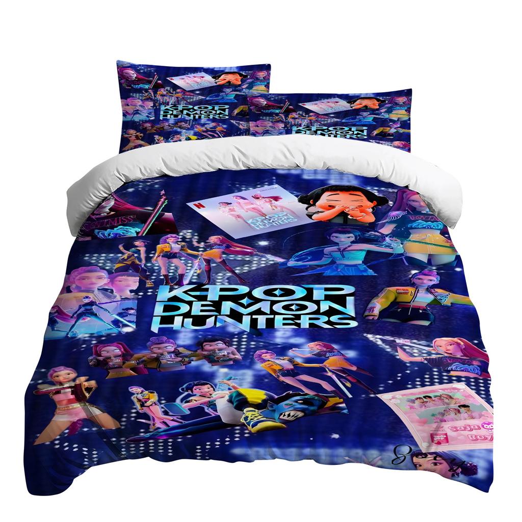 Christmas Decoration Printed Duvet Cover, Ultra Soft Brushed Microfiber Bed Comfort Set