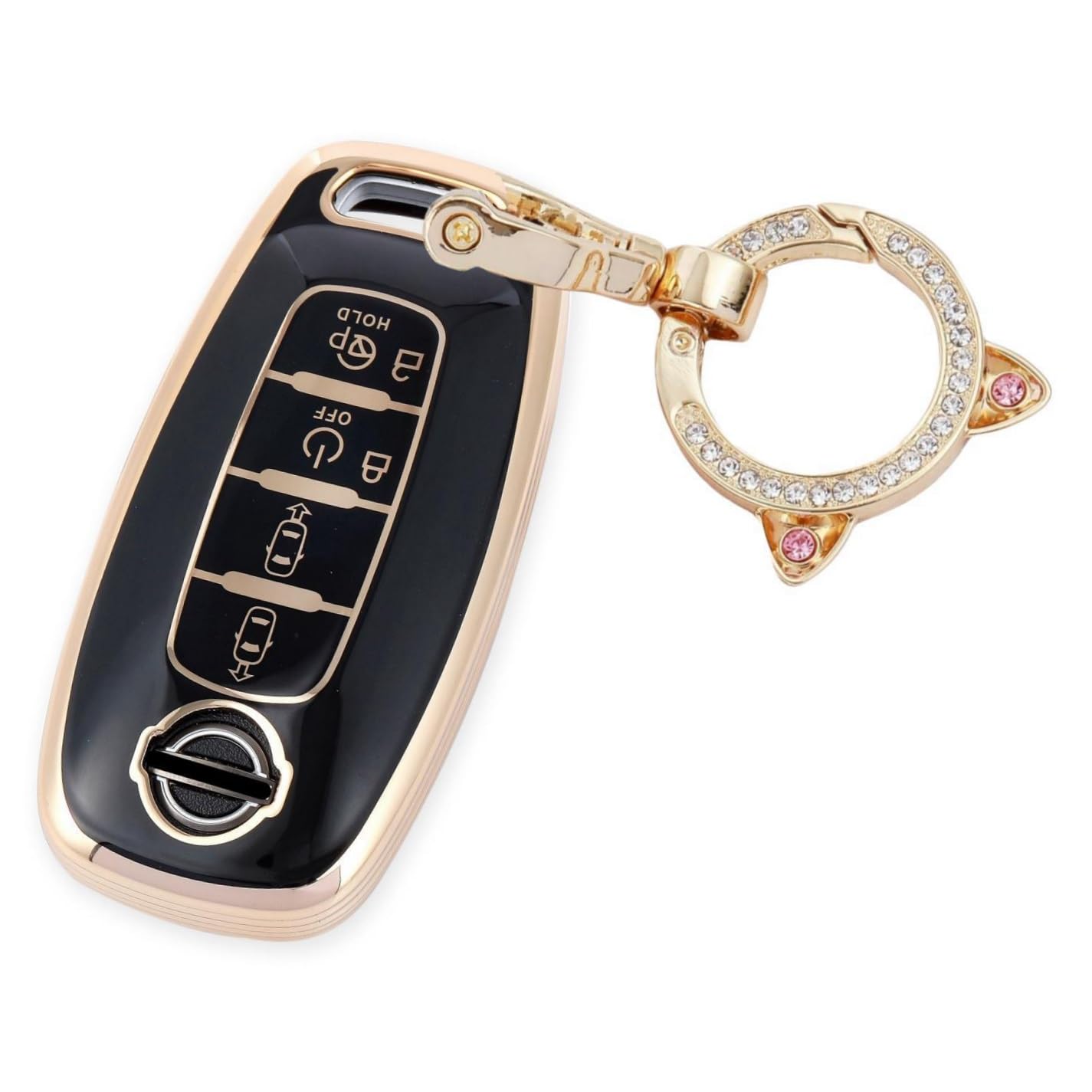

[ZANEKO] New Serena Key Case Compatible with Nissan SERENA C28 Propilot style A чёрный