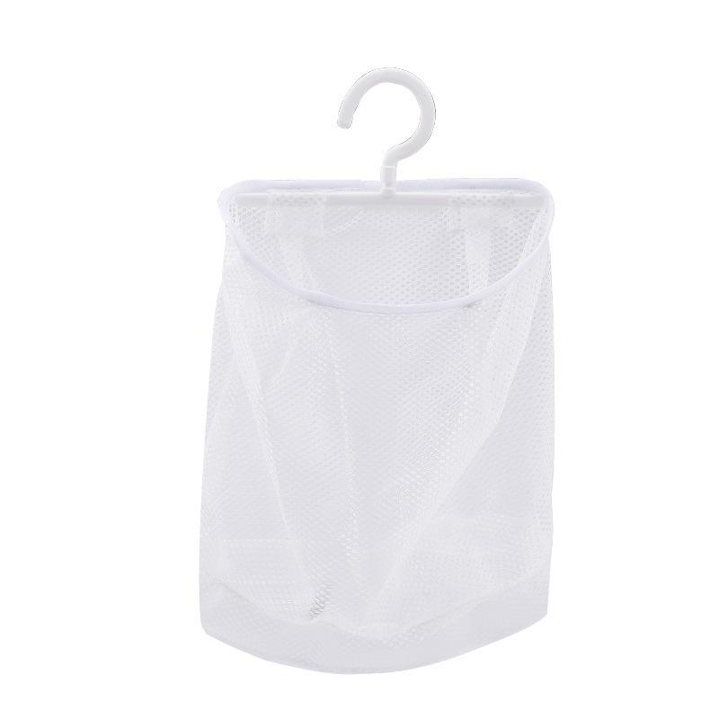 Breathable Hanging Mesh Storage Bag for Bathroom, Balcony, Clothes Drying, and Kitchen Produce