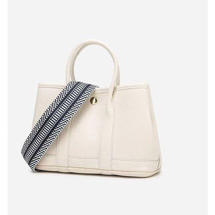 2025 Frühling/Sommer Damen Luxus Crossbody Handtasche mit Lychee-Narbenleder - Schlicht, Großes Fassungsvermögen, Hochwertige Unifarbe