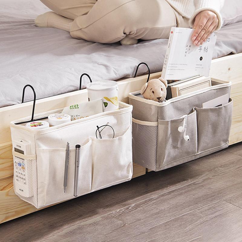 Bedside Caddying Bed Organizer Storage Bag With Pockets Pocket For Dorm Bedroom Kitchen Organization Storage Bag
