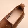 Genuine Leather Women Flats Woman Casual Shoes Loafers Female Slip-on Boat Shoes,Mother's Shoes