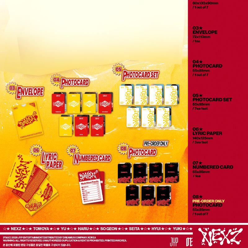 [PREORDINE] NEXZ – 4° Mini Album [SAUCIN'] (Versione NEXZOO)