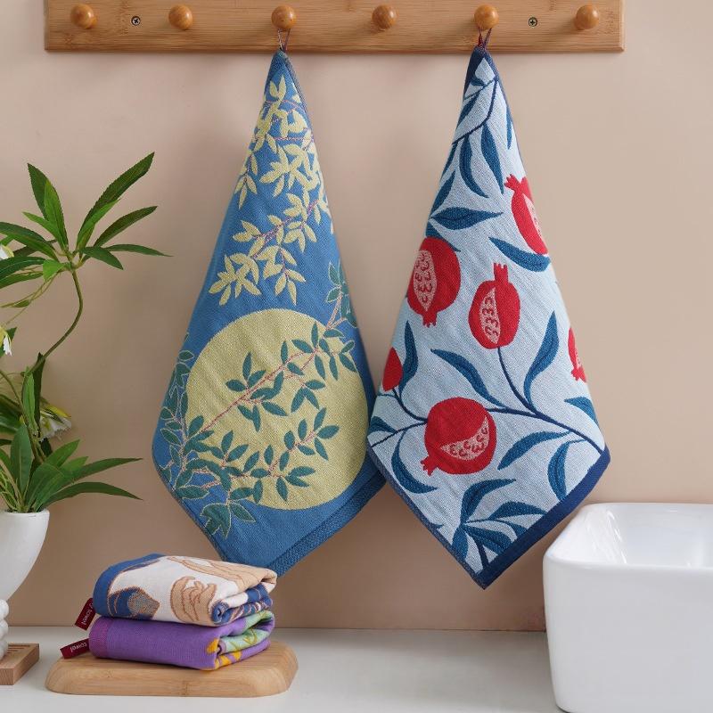 Hand Towels, Kitchen Hand Towels with Loop,Bathroom Hand Towels Hanging,Quick Dry Absorbent Cleaning Cloths