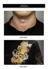 Men's Retro Dragon Embroidery Shirt with Frog Buttons - Casual Short Sleeve, Plus Size