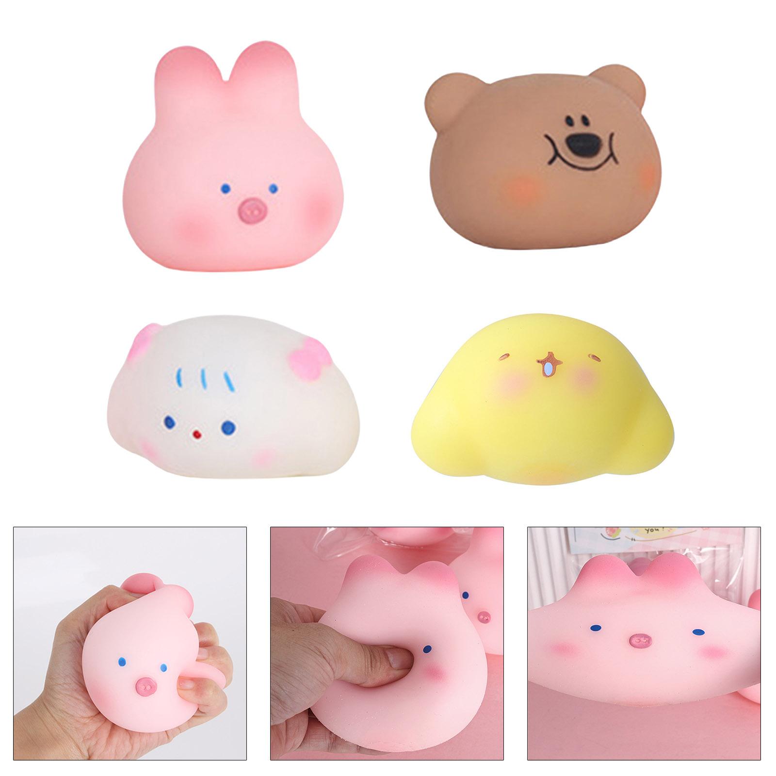 

Stress Relief Squeezable Rabbits Pig Toy Portrable Accessory for Kids and Adults Soft Materials for Comfortable Touch 1