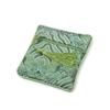 Women Exquisite Silk Jewelry Organizer New Chinese Style Embroidery Jewelry Storage Bag Wave Flower Zipper Bag