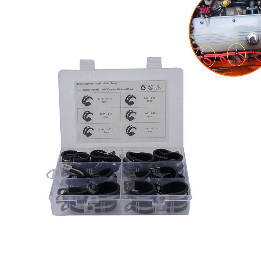 

Rubber strip clamp-32PCS (6 specifications)