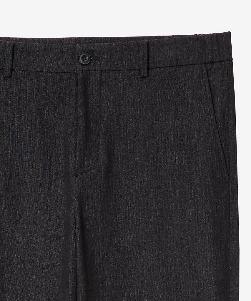 MINDBRIDGE [Couture] Denim-Like Semi-Wide Elastic Waist Pants
