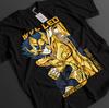 Camisa Saint Seiya Camiseta Shiryu Camiseta Hyoga Top Shun Camiseta Gráfica Anime Ikku