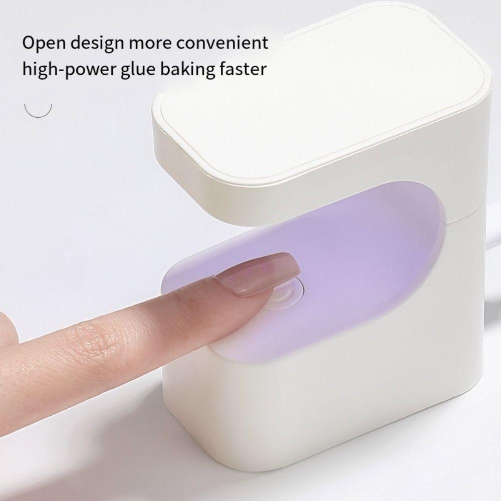 Quick Dry Mini UV Light Efficient Curing UV Nail Dryer Cute Portable Nail Lamp Home