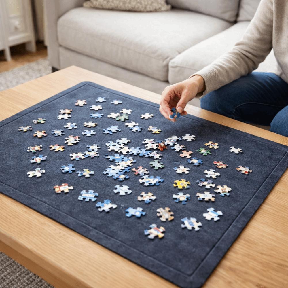 2000 Pieces Inclined Puzzle Board Large Puzzle Saver Pad Portable Puzzle Mat Workstation