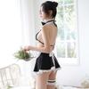 Sexy Lingerie Maid Suit Vacuum Soft Cute Skirt Uniform Sexy Halter Maid Uniform Free Cosplay
