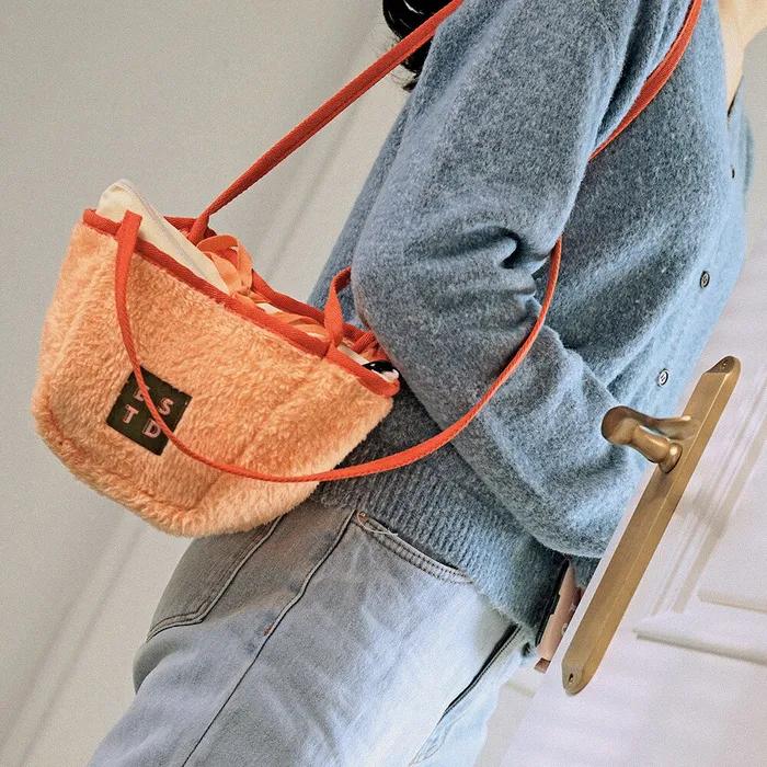 [ESTD] Cradle Bag Shine Orange / Pouch Set