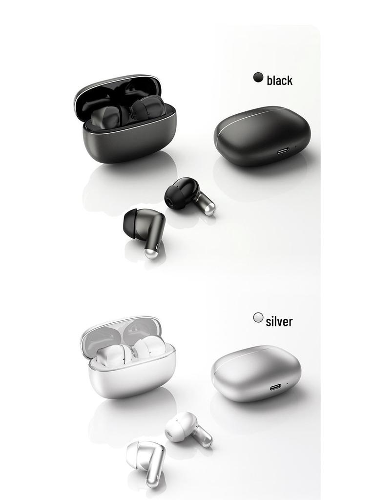 K50 Zinc Alloy True Wireless Bluetooth Earbuds, Long Battery Life, Compatible with Apple & Huawei