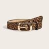 Simple Chic Womens Denim Belt With Gold Eggshaped Buckle For Casual And Work Looks