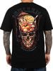 Sullen Herren Altmodisches Kurzarm Premium T-Shirt Totenkopf Whiskeyglas Tee