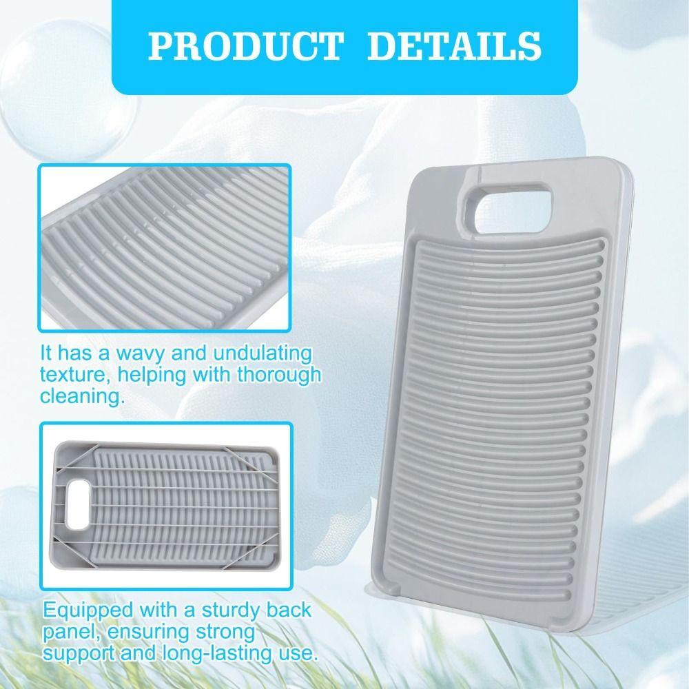 Durable Washboard Efficient Cleaning Hand Washing Tool Delicate Fabric Care Laundry Board  Home
