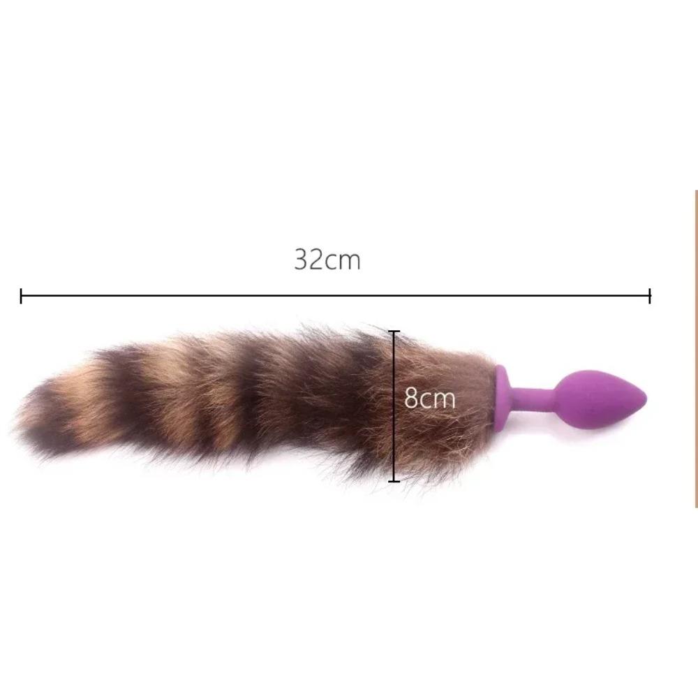 Jucării Sexuale Moi Sălbatice Dop Anal Metalic Coadă Sex Coadă de Vulpe Dop Anal Erotic Jucării Anus Pentru Adult Coadă Flirt Cosplay Accesoriu