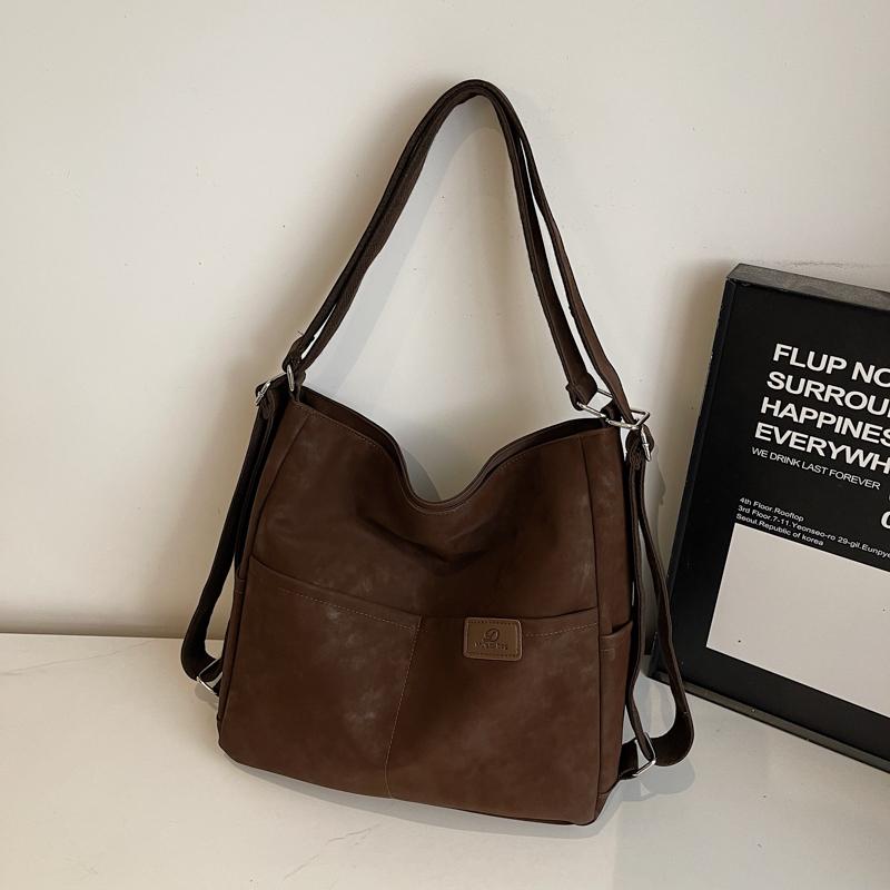 Dual-Use Backpack Women's Lightweight Tote Bag Commuter Crossbody Bag