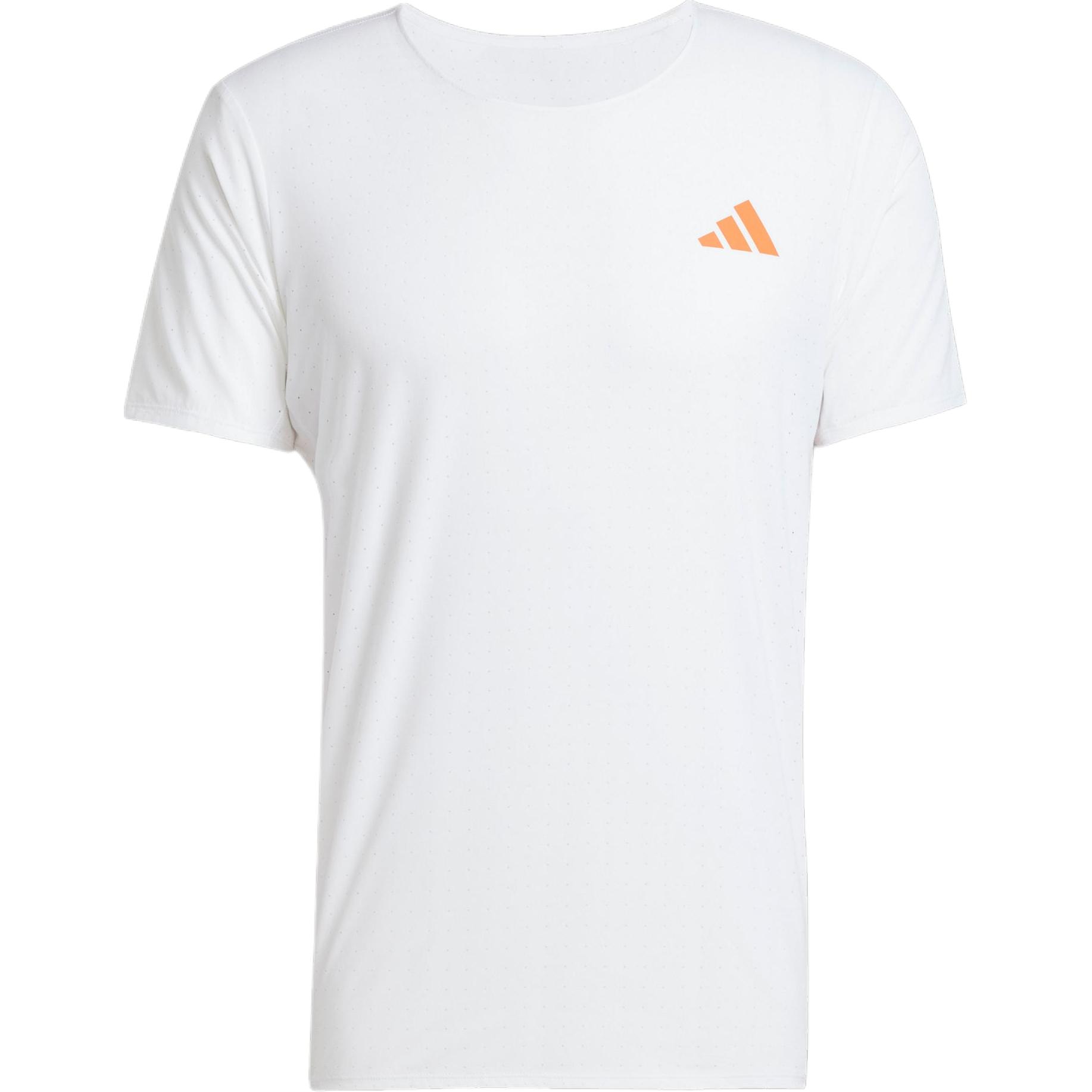 Adidas Adizero Running Slim Fit Short Sleeve T-Shirt Men Tops White JD4200 L