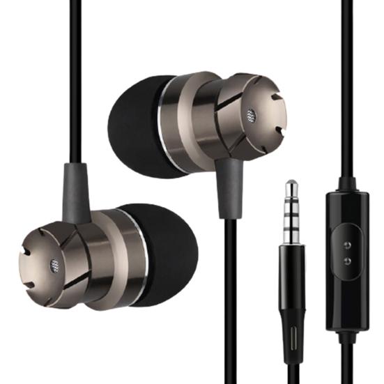 Powerful Bass Sound Wired In-ear Headphones Earbuds with Mic for Phone Computer