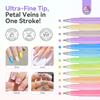 SAVILAND 3D Nail Art Pens Gel Nail 10 Nail 3D Acrylic Nail DIY Nail Design Fine Manicure Perfect for Beginners in Detailed Nail Art 12pcs Brush,