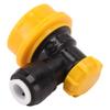 5Celsius16 Inch Double Tight Push In Quick Connector Adapter Push In Fitting   Lock Quick Disconnect