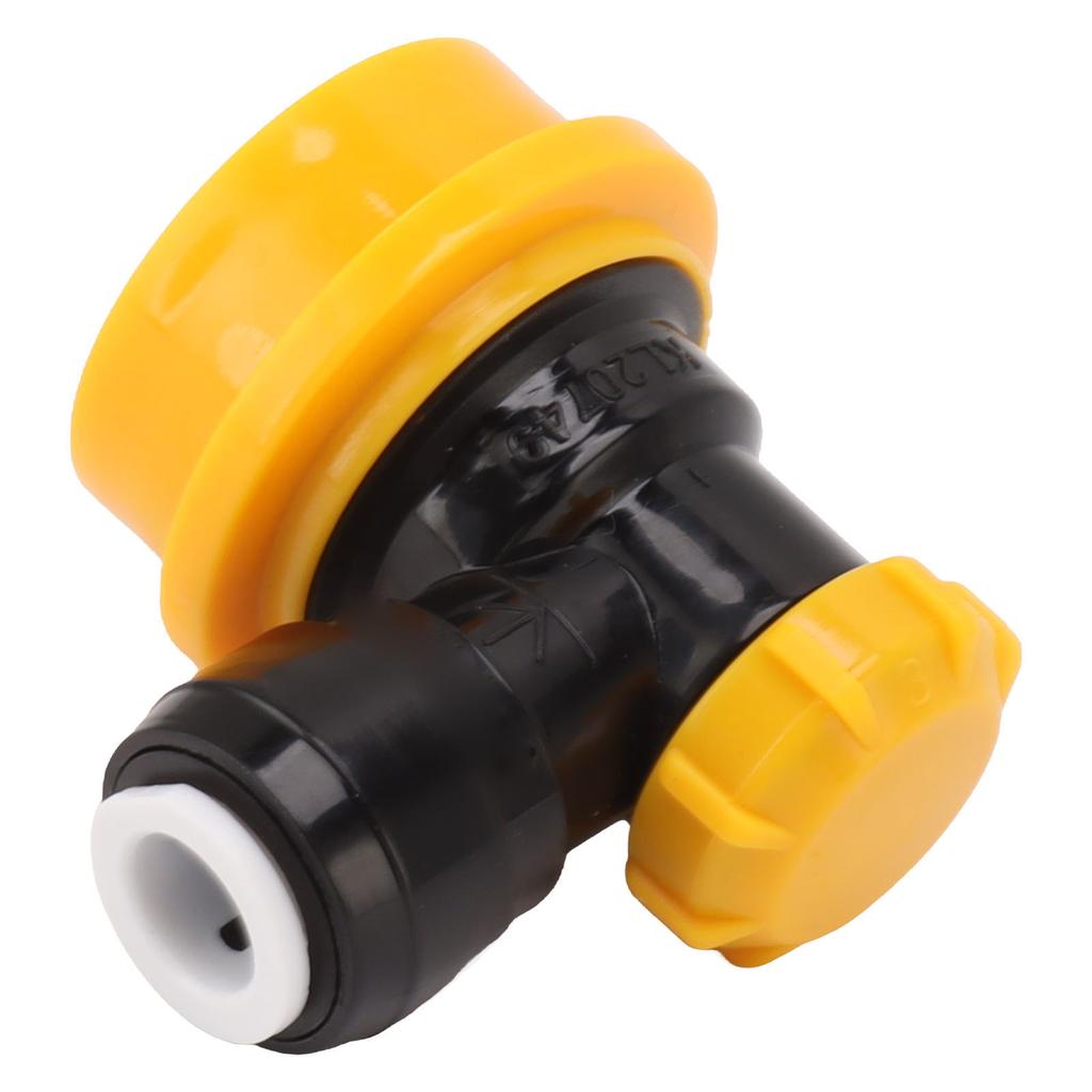 5Celsius16 Inch Double Tight Push In Quick Connector Adapter Push In Fitting   Lock Quick Disconnect