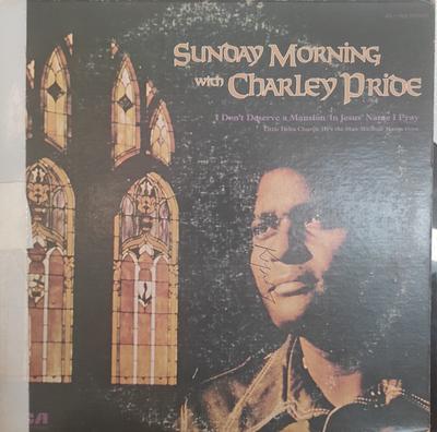 LP Record CHARLEY PRIDE - Sunday Morning With Charley Pride APL11359 RCA Victor 1975 Jamaica Folk Used