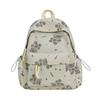 Women's Bear Printed Backpack Student's Lightweight Schoolbag