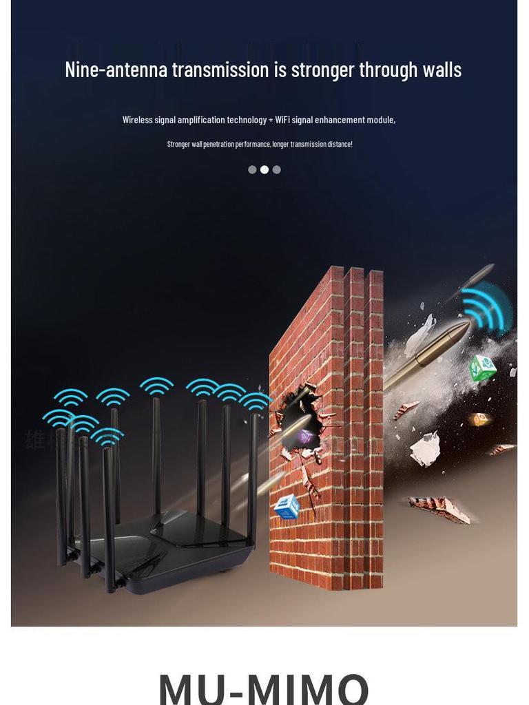 5G Dual-Band Gigabit WiFi Router - High-Speed, Whole-Home Coverage for Students and Small to Medium Apartments