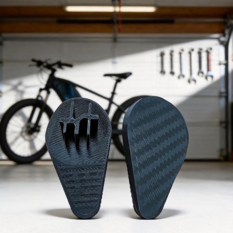 Replacement Electric Cycle Charging Port Covers, 2 Black Plastic Pieces for Lost or Damaged Covers With Press-In Installation Between Charges