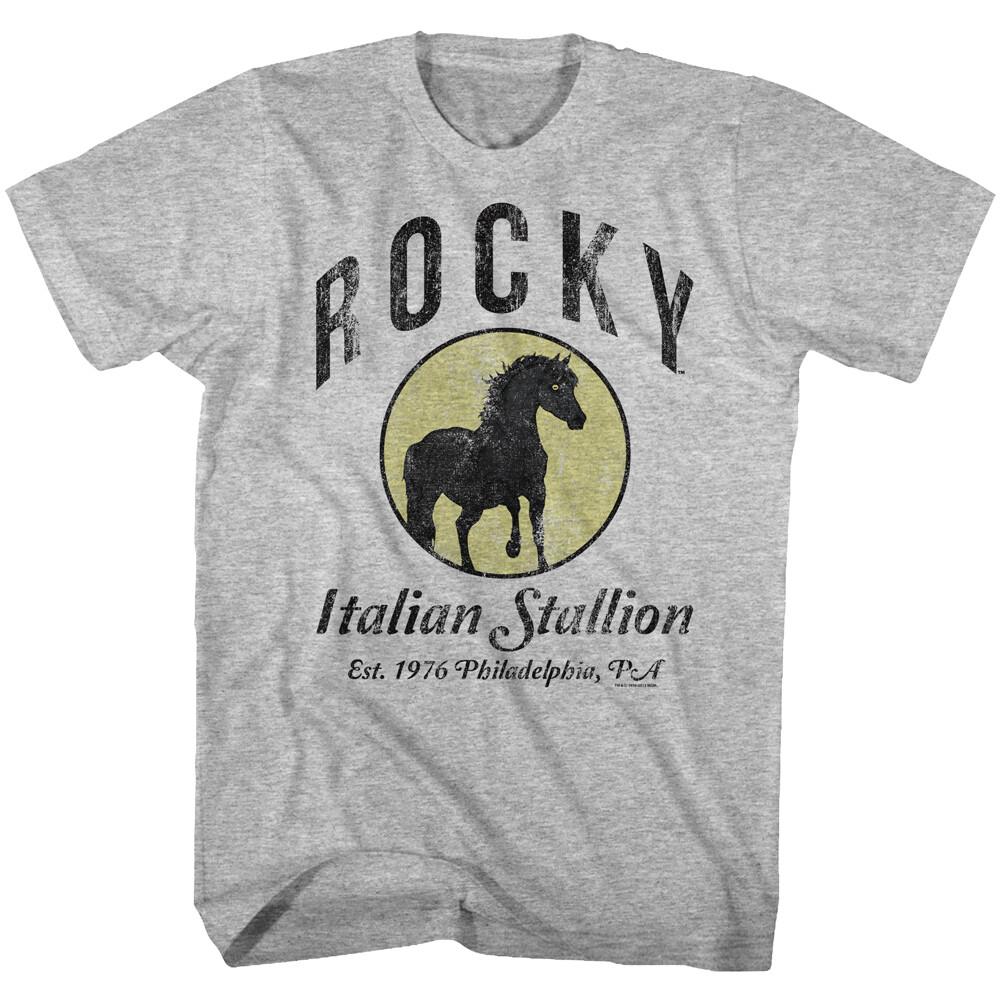 Rocky Movie Italian Stallion 1976 Philadelphia PA Black Stallion Men T Shirt M
