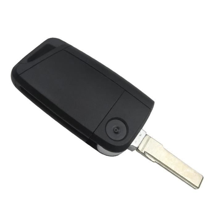 Schlüsselhülle für VW Polo Golf 7 T-Roc Tiguan Seat Ibiza Leon Ateca Arona Toledo Skoda Fabia Octavia - 3 Tasten Phonillico®