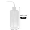 Plastic Dispensing Bottles For Hair Color Application Cylindrical Design 500ml 1Set