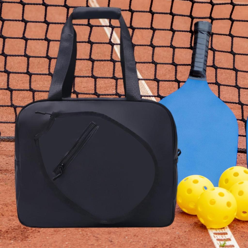 Pickleball Bag Paddle Multipurpose Portable Handbag Zipper Shoulder
