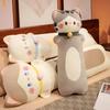 Long Cat Cartoon Pillow Plush Toy Animal Stuffed Doll Decorations Kids Gift