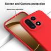For OnePlus 15 Case Soft Premium Liquid Silicone Strap Cover with Flocking inside for One Plus 15