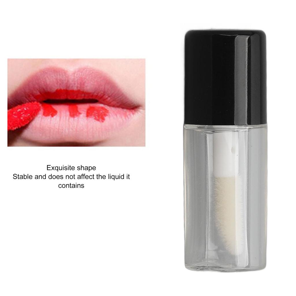 10pcs 1.5ml Lip Gloss Tube Mini Reusable Clear Empty Lip Gloss Containers for Lipstick Sample Lip Balm