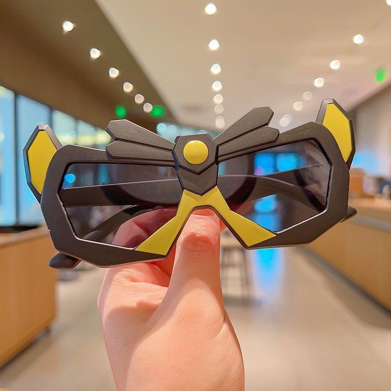 

Children Cute Cartoon Personality Sunglasses Uv400 Boys Outdoor Sun Protection Glasses Kids Outdoor Eyewear чорний